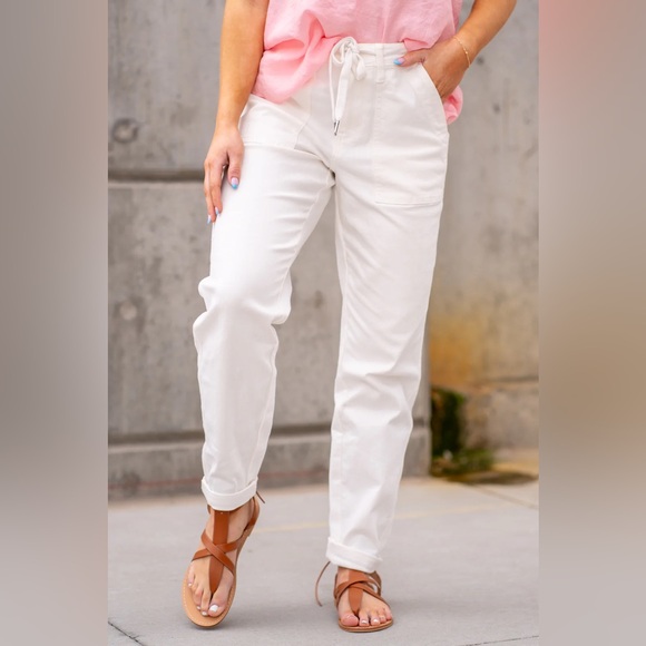 Judy Blue Pants - Judy Blue Heather High Rise Cuffed Jogger